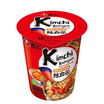 農心 韓國泡菜味杯麵(75g *12杯/箱)|日韓泡麵