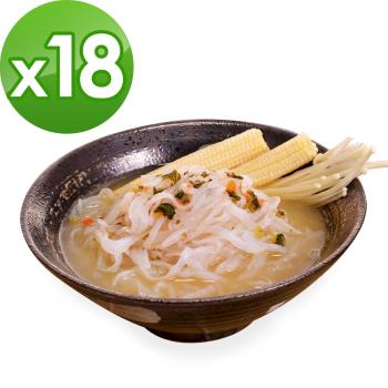 (即期品)樂活e棧 低卡蒟蒻麵 鐵板細麵+濃湯(共18份)|蒟蒻麵