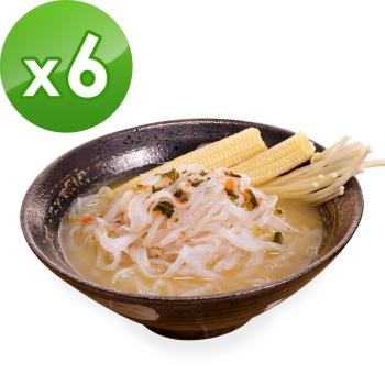 (即期品)樂活e棧 低卡蒟蒻麵 鐵板細麵+濃湯(共6份)|蒟蒻麵