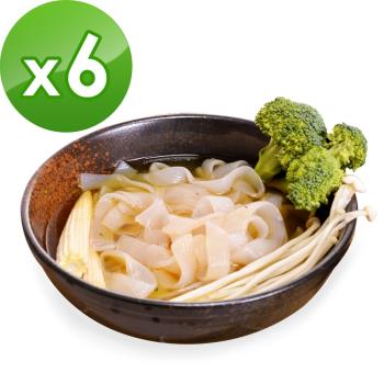 樂活e棧 低卡蒟蒻麵 板條寬麵+濃湯(共6份)|蒟蒻麵