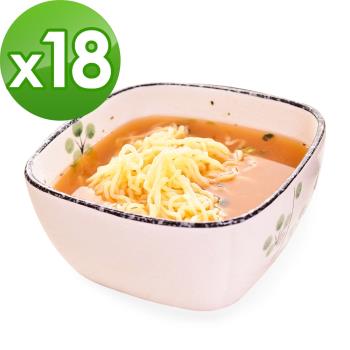 (即期品)樂活e棧 低卡蒟蒻麵 燕麥涼麵+濃湯(共18份)|蒟蒻麵