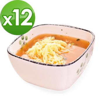 (即期品)樂活e棧 低卡蒟蒻麵 燕麥涼麵+濃湯(共12份)|蒟蒻麵