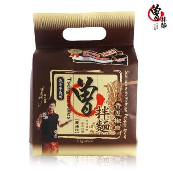 過海製麵所 香蔥椒麻曾拌麵116g (1袋4包入)*4袋裝|乾拌麵