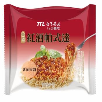 台酒TTL 紅酒帕式達袋麵(12包入/箱)|台灣｜南洋泡麵