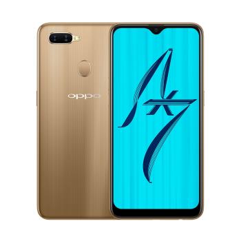 OPPO AX7 (4G/64G)6.2吋水滴螢幕大電量八核心手機-耀光金|OPPO A 系列