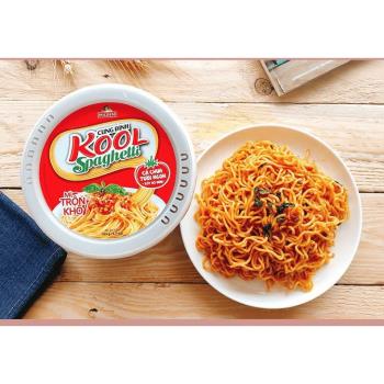 KOOL茄汁牛肉風味義大利碗麵-12入(乾拌麵)|台灣｜南洋泡麵