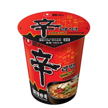 【農心】辛香菇味杯麵(75gx12杯/箱)|日韓泡麵