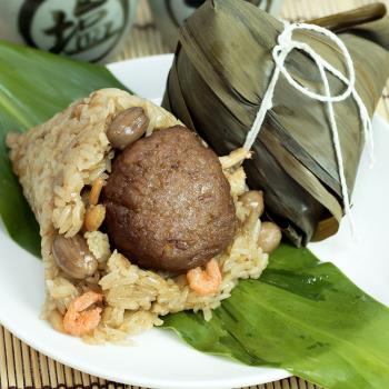 現購【食尚達人】獅子頭鮮肉粽36顆組(150g/顆)|北部粽