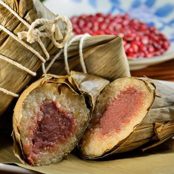 預購-南門市場老林記 淨素豆沙粽 3入/組 兩組(06/3~06/6 出貨)|冰粽/甜粽