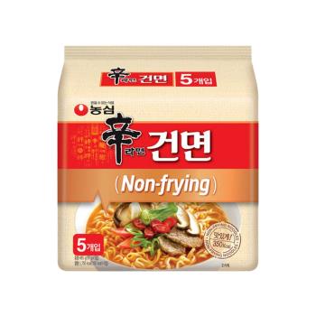 農心 非油炸辛拉麵(97gX5包/8組) |日韓泡麵