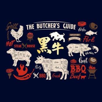 台中【黑牛炭火岩燒牛排】雙拼套餐安格斯板腱牛排(4盎司)拚多利魚|午/晚餐套餐券