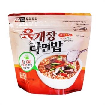 【DOORI DOORI】泡飯+泡麵 - 韓國大醬湯口味  ( 105g/包 ) x5包|日韓泡麵