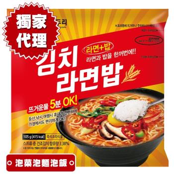 Doori Doori-  獨家泡菜風味泡麵泡飯(5入)|日韓泡麵