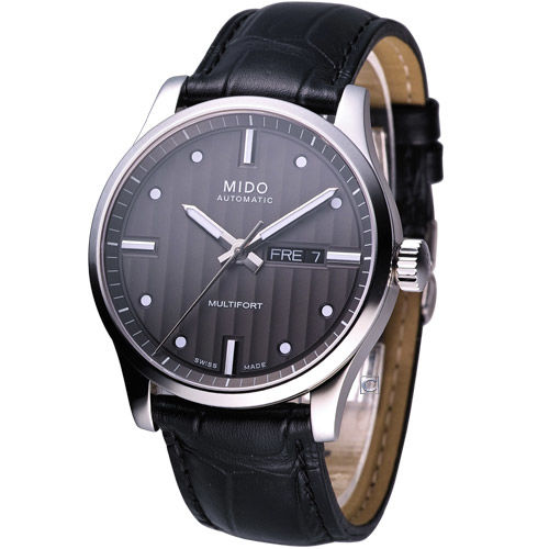 MIDO Multifort 系列自動機械錶M0054301106100黑
