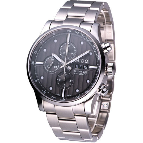 MIDO Multifort 系列計時機械腕錶M0056141106100黑