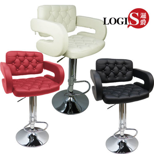 【LOGIS】狄尼洛吧台椅／吧檯椅／高腳椅／皮椅LOG－228