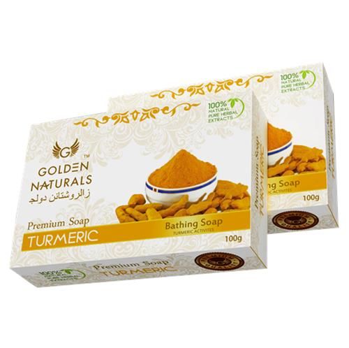 【新貨到-印度GOLDEN NATURALS】薑黃皂(15入特惠組)