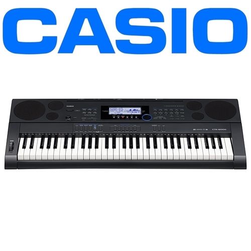 【CASIO 卡西歐】高階款61鍵可攜式電子琴-公司貨保固 (CTK-6200)