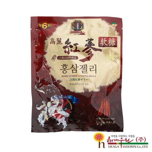 【韓流小舖】 韓國原裝 高麗紅蔘軟糖 (200g/包)