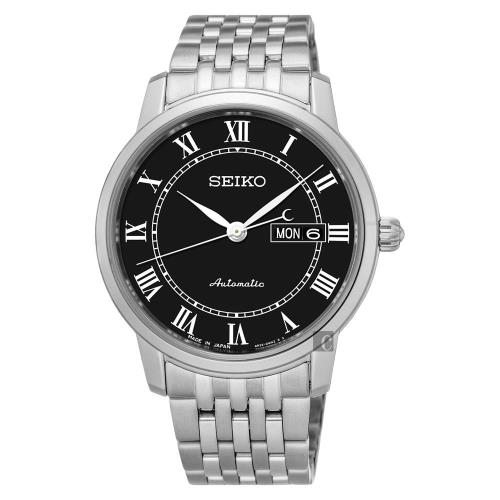 SEIKO精工Presage羅馬經典機械腕錶黑40mm4R36-04E0XSRP765J1