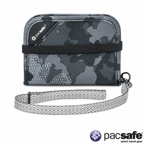 Pacsafe RFIDSAFE V50 防盜短錢夾(迷彩灰)