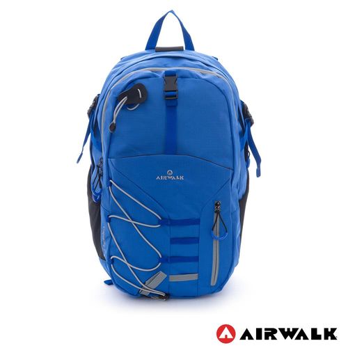  AIRWALK -幾何線條 雙層護脊輕量筆電後背包