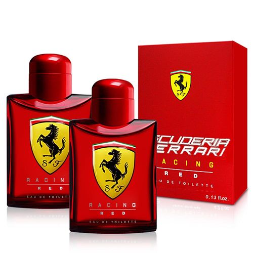 (即期品)Ferrari法拉利 極限紅男性淡香水小香(4ml)X2入