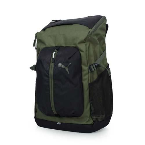 PUMA APEX後背包-雙肩包 電腦包 旅行包 行李包 登山 軍綠黑