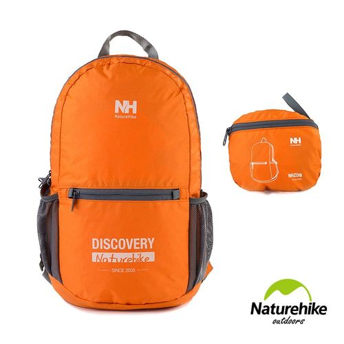 Naturehike 多功能摺疊式輕巧後背包 登山包 攻頂包 橙色