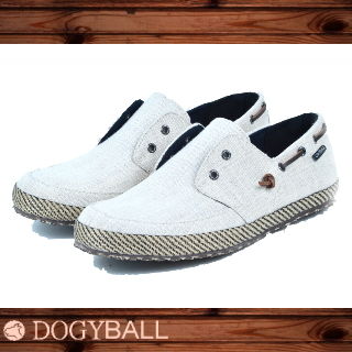 Dogyball  JB6  Palm 無鞋帶懶人帆船鞋  淺米白色
