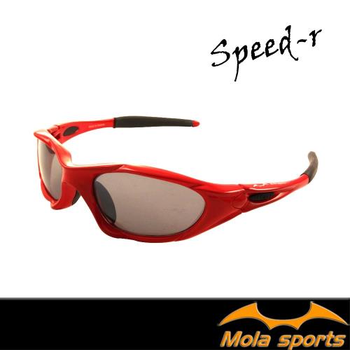 摩拉兒童運動太陽眼鏡 青少年可戴6-11紅色 自行車 跑步 棒球 都適用 MOLA SPORTS Speed-r