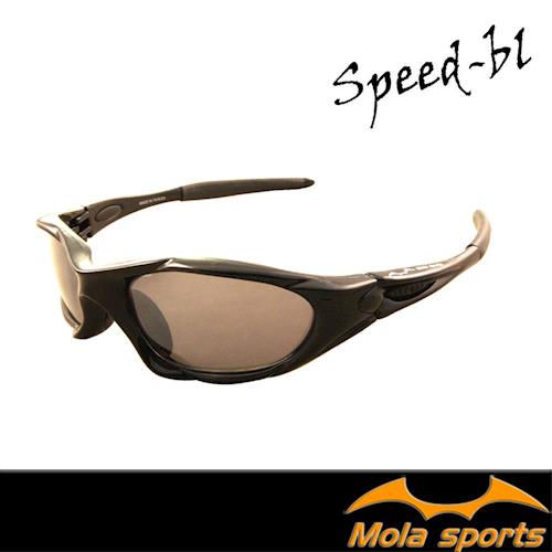 摩拉青少年運動太陽眼鏡 兒童(6-11)黑色 自行車 跑步 棒球 都適用 MOLA SPORTS Speed-bl