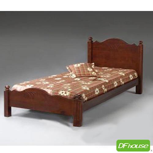 《DFhouse》禾風3.5尺實木床- 單人床 雙人床 床架 床組 實木 木藝床.