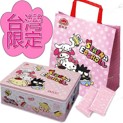 【喜年來】Hello Kitty芝麻小蛋捲禮盒x6盒（240g/盒）