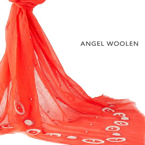 Angel Woolen 精緻串珠 pashmina印度手工精緻披肩(共兩色)