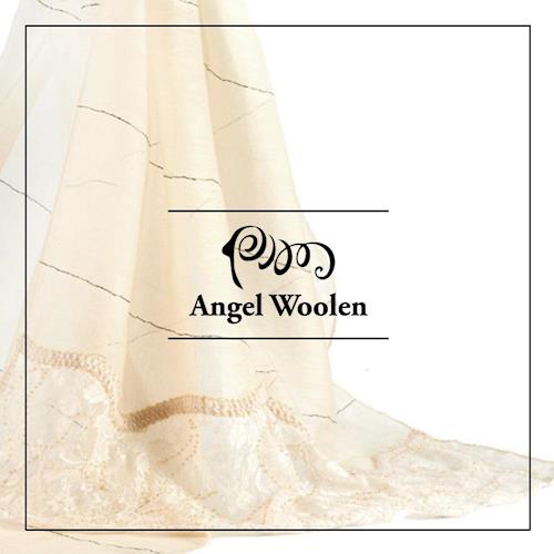 Angel Woolen 珠光蕾絲 印度手工蕾絲披肩 圍巾(共兩色)