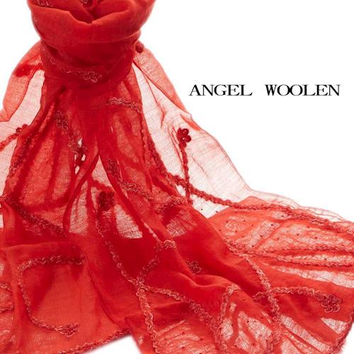 Angel Woolen 玩趣曲線 印度手工精緻披肩 圍巾