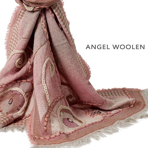 Angel Woolen 典雅手工 印度手工100%羊毛披肩 圍巾(共三色)