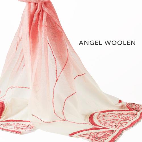 Angel Woolen 俏麗風姿 印度手工披肩 圍巾(共兩色)