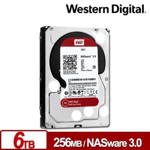 WD 威騰 WD60EFAX 紅標 6TB 3.5吋NAS硬碟(NASware3.0)