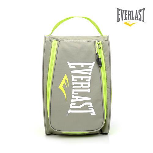 EVERLAST 拳擊運動品牌-鞋袋系列-灰/綠