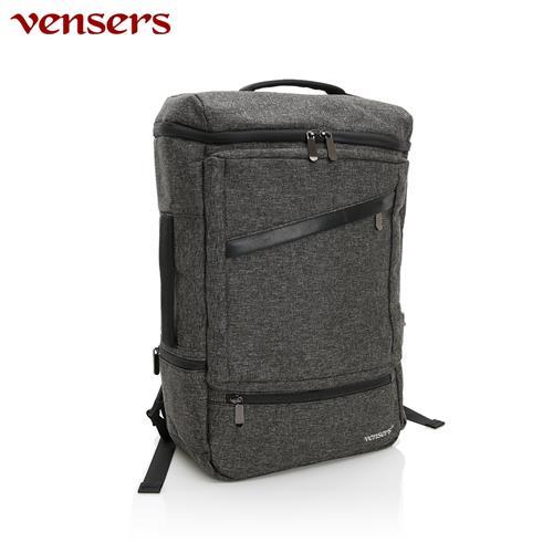 vensers多功能時尚後背包S700301黑灰