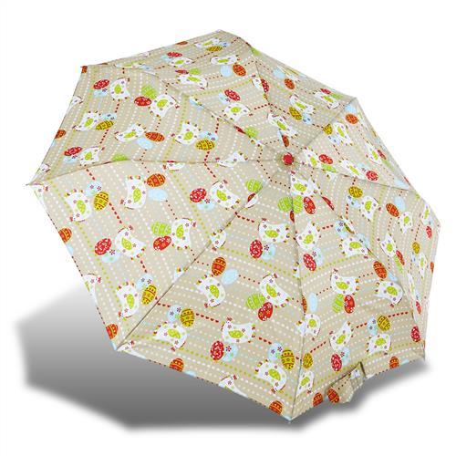 RAINSTORY雨傘-花漾雞(卡其)抗UV個人自動傘