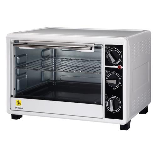 CookPower 鍋寶 26L雙溫控炫風電烤箱 OV-2600-D