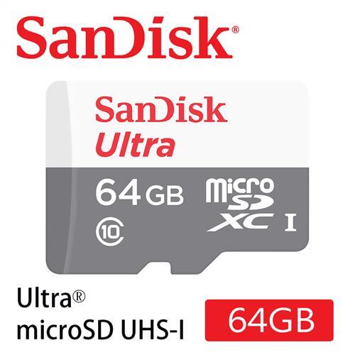 (100入)SanDisk ULTRA microSD UHS-I 64GB 記憶卡 80mb/s 公司貨