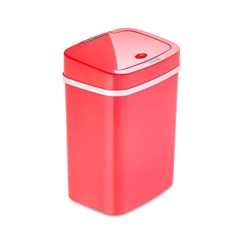 美國NINESTARS時尚感應垃圾桶12L 玫瑰紅(廚衛系列)