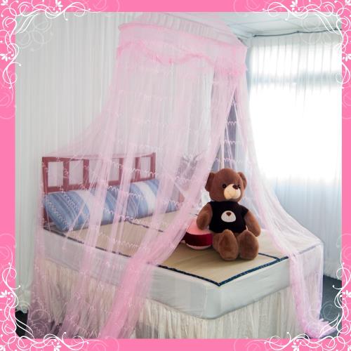 Lassley蕾絲妮-韓版天使蕾絲睡簾蚊帳  雙人款(高830cm)