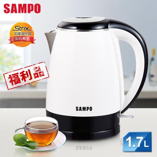 展示品-SAMPO聲寶 1.7L不鏽鋼快煮壺KP-PA17D