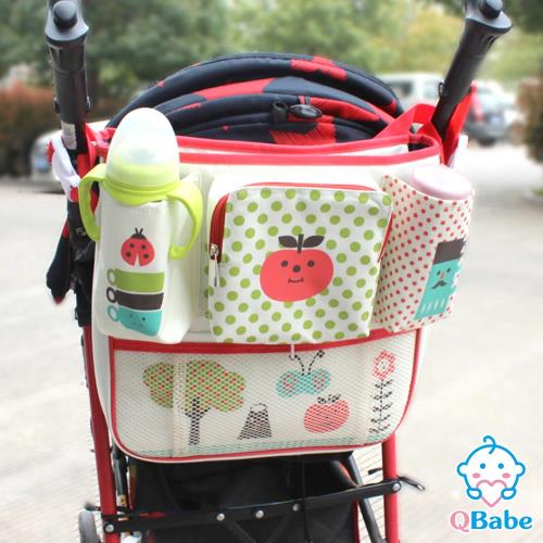 QBabe 600D超大容量寶寶車用收納掛袋(5款)