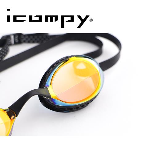 icompy 蜂巢式防霧抗UV電鍍運動泳鏡 VC-952